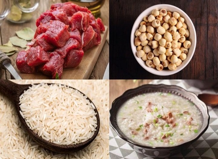Hướng dẫn nấu cháo bò hạt sen cho bé ngủ ngon và tăng sức đề kháng