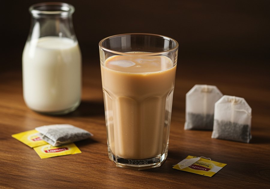 Công thức pha trà sữa bằng trà Lipton béo thơm dễ uống
