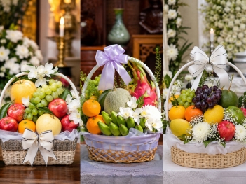 Giỏ trái cây phúng điếu theo vùng miền có gì khác nhau