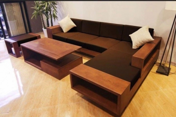 Top 5 mẫu ghế sofa chữ L bằng gỗ cho phòng khách mùa đông