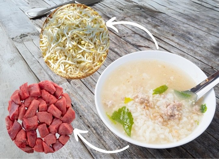 cháo bò cho bé mấy tháng ăn được