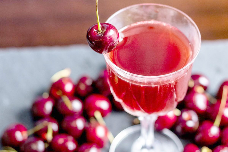 trái cherry ngâm rượu
