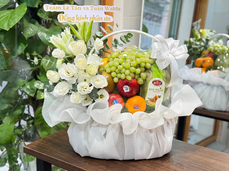 ý nghĩa giỏ trái cây phúng điếu