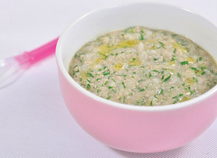 cháo bò cho bé